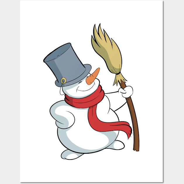 The Man of Snow. Wall Art by runawayhog